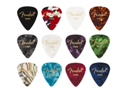 Fender 351 Shape Celluloid Medley Thin 12 Pack