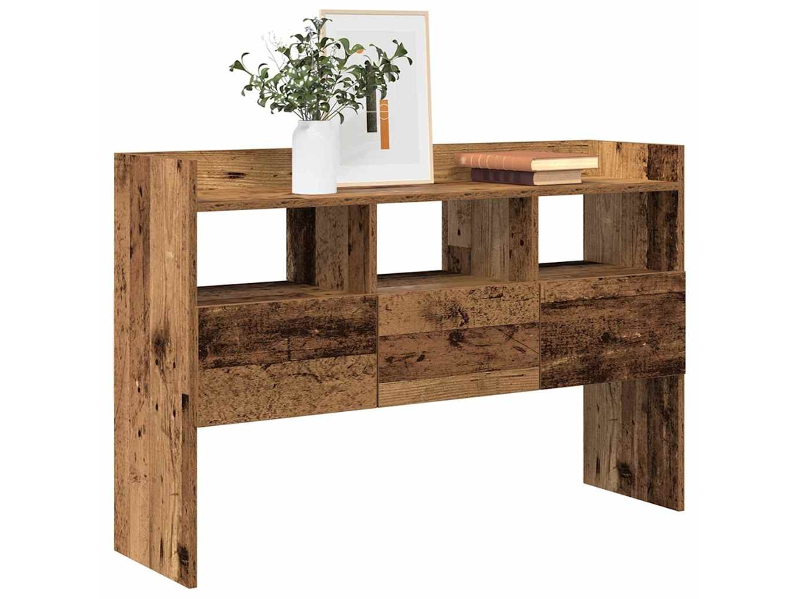 Vidaxl Aparador Madeira Velha 105x30x70 Cm Madeira Trabalhada