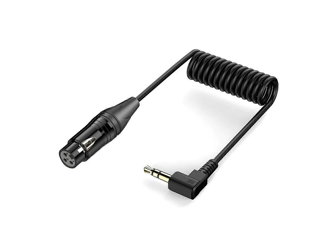 Lurelia Cabo Xlr Fêmea 3 Pinos 3,5 Mm, Para Microfones, Mixer, Amplificador E Colunas Ativas