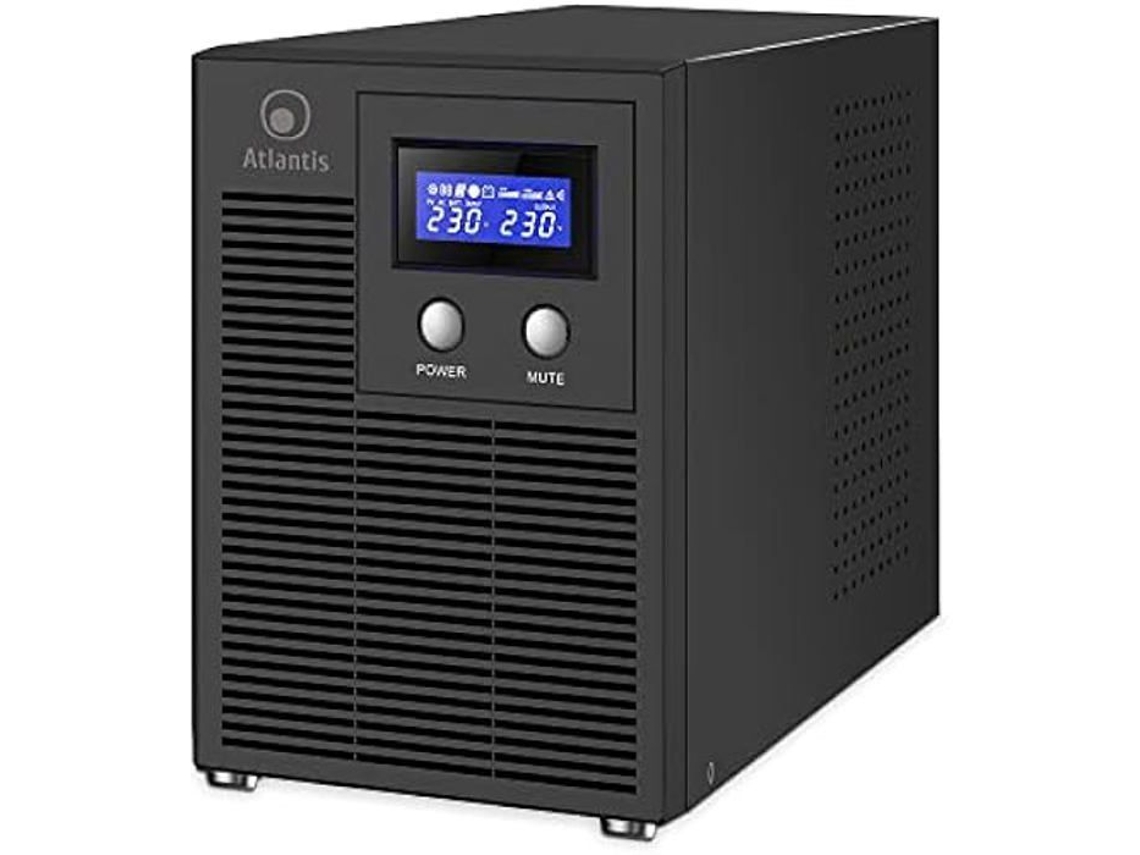 Fonte de Alimentação Ininterrupta ATLANTIS A03-Hp4003P ATLANTIS 3000Va 2100W Onda Senoidal Pura 6 Saídas Iec