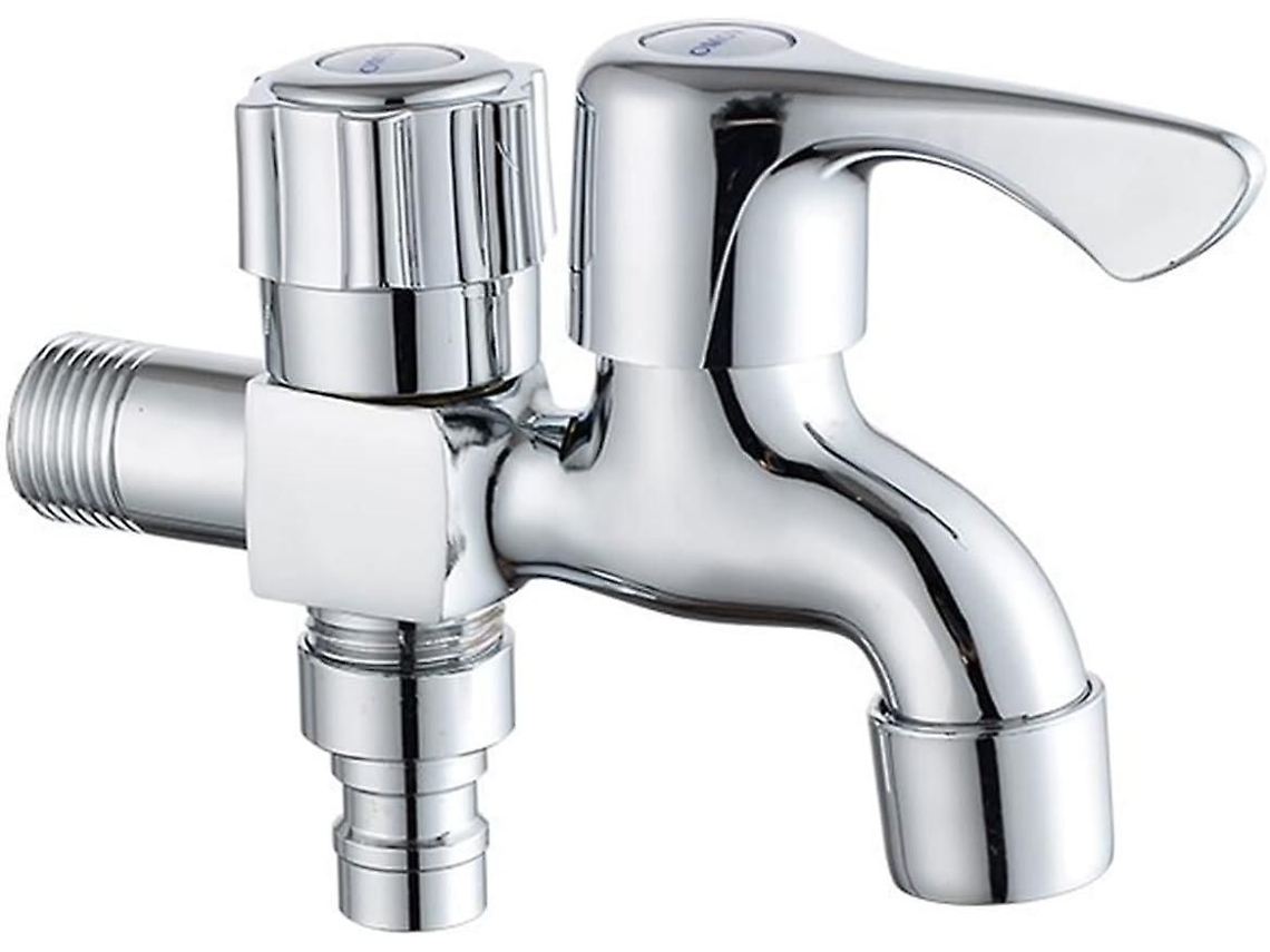 Válvula Angular Dupla Para Torneira De Jardim