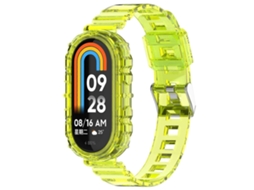 Pulseira De Silicone Transparente Integrada Para Xiaomi Mi Band 8