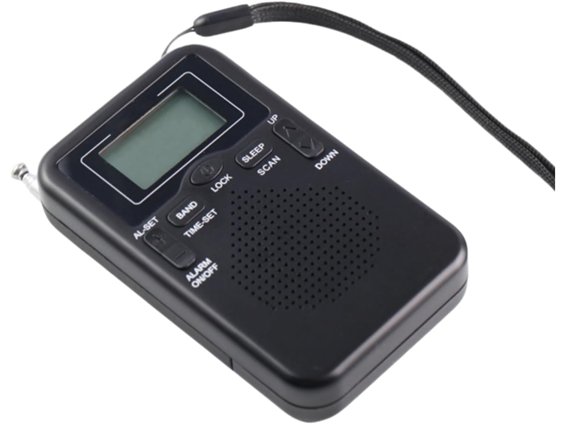 Rádio Portátil Am/fm Com Visor Digital, Som Nítido E Display.