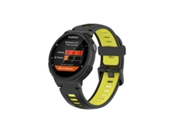 Pulseira Em Silicone Para Garmin Forerunner 220/230/235/620/630/735xt Preto E Amarelo Hexinyigjly