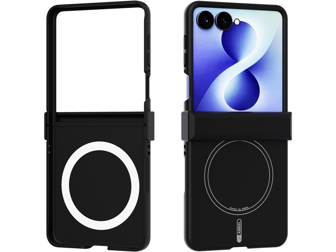 Capa Para Samsung Galaxy Z Flip 8 2026,revestimento Rígido Em Policarbonato Resistente A Riscos, Carregamento Rápido. Preto Hexinyigjly