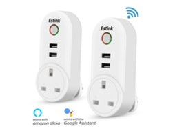 Laxiscreed Tomada Wifi Compatível Com Alexa E Google Com Duas Portas Usb