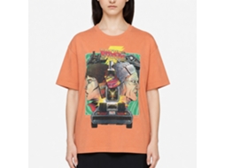 Rockinstone Back To The Future Movie Poster Heather Cantaloupe Adult T-shirt Size:xxl