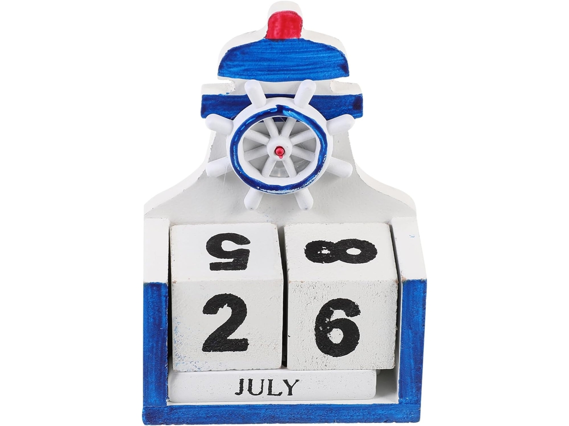 Calendário de Madeira, Mediterrâneo, Bloco para Mesa e CHABERLU
