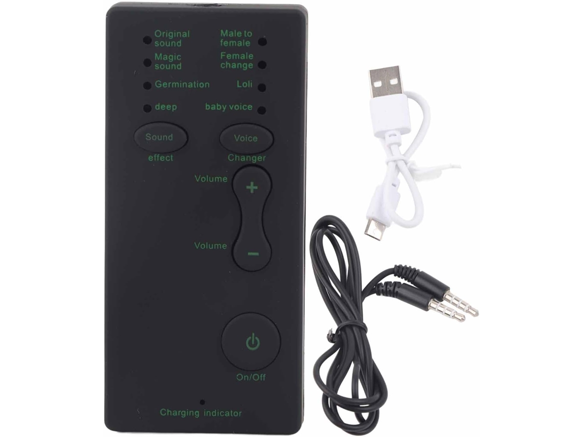 Dispositivo Modificador de Voz com 7 Modificadores de Voz, Pequeno e Fácil de Usar SFUSHOS