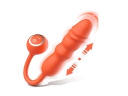 Impulso G Spot Vibrador Vibrador - Vibrador Clitoriana Com 10 Modos De Vibração 9 Empurrões Dildo Sex Rose Toy, Orange