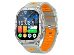 Smartwatch K72 Amoled Com Gps Bússola E Rastreador Atividades Físicas Para Atividades Ao Ar Livre Cinza