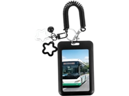 Porta Cartões Retrátil Feminino, Ideal Escritório, Escola, Viagens, Férias, Compras, Deslocamento Diário E