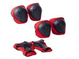 Kit Proteção de Crianças 6 em 1 ,tamanho:s Vermelho XIAOMOYU