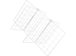 Divisória Horizontal para Freezer com 6 Compartimentos, 61x41x32 Cm, Arame Ferro Divisória Resistente, Organizador