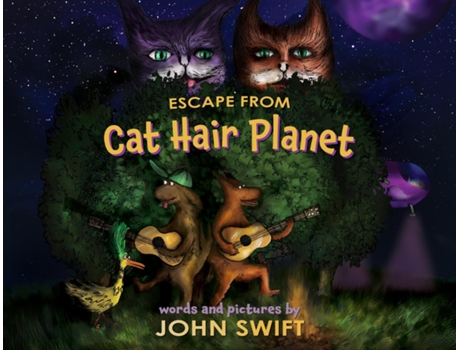 Livro Escape from Cat Hair Planet de John Swift (Inglês)