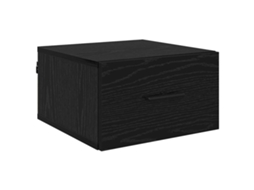 Cabeceira MAISON EXCLUSIVE com gaveta em carvalho castanho (35x35x20 cm)