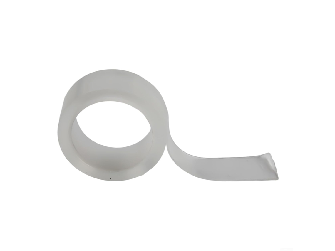 Fita Dupla Face Transparente Nano, Sem Resíduos, Reutilizável,