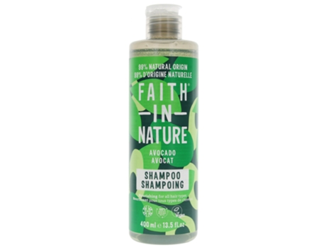 Shampoo de abacate Faith In Nature para todos os tipos de cabelo 400 ml FAITH IN NATURE