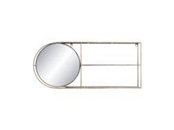 Espelho de parede DKD Home Decor Espelho Dourado Metal Moderno (80 x 13 x 35 cm)