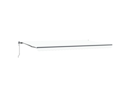 Toldo Retrátil Branco 600 × 300 Cm Tecido e Alumínio MAISON EXCLUSIVE
