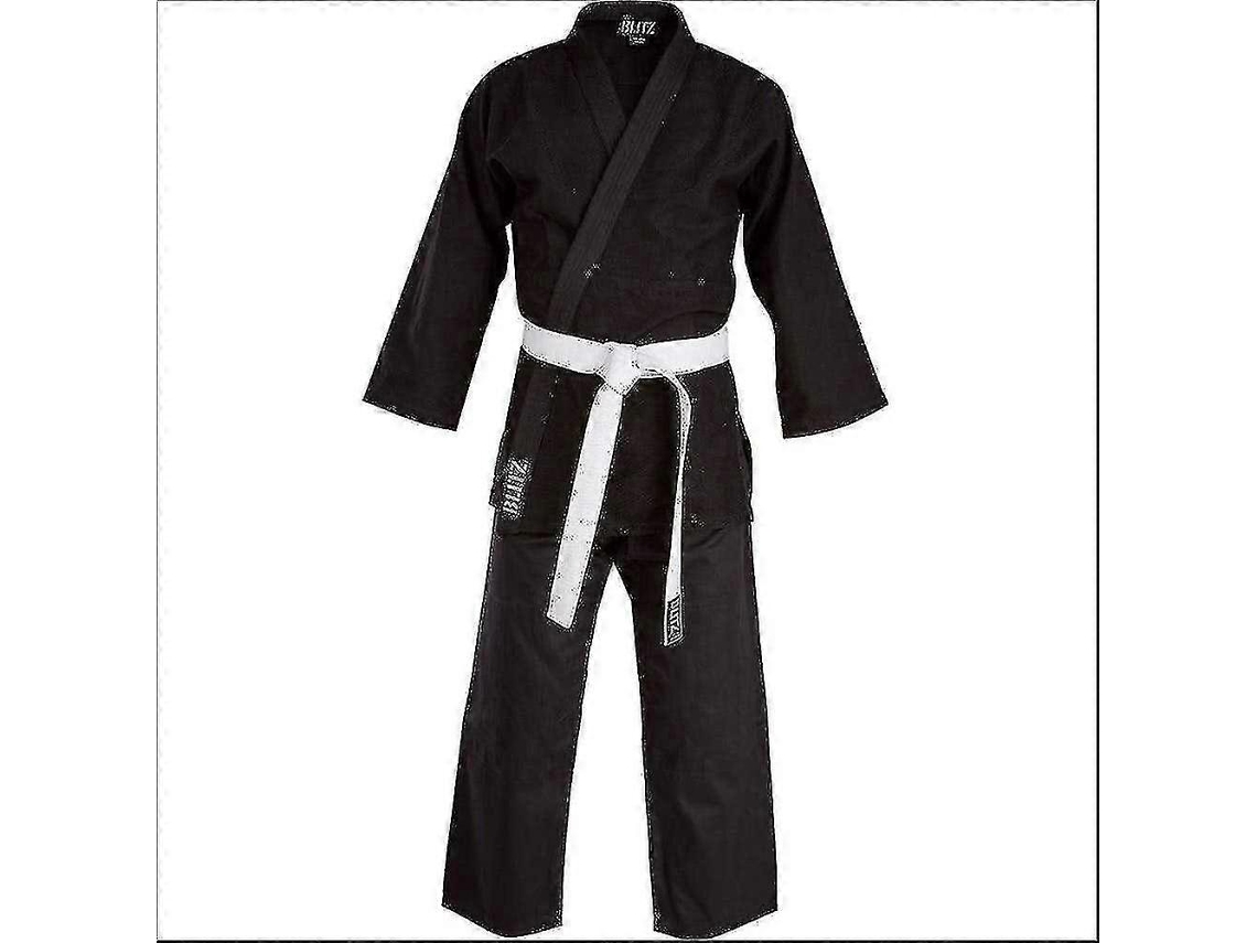 Uniforme De Judô Esportivo Em Algodão Para Estudantes Preto Yvan Black Brilvibera