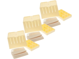 Conjunto Com 3 Moldes Para Tofu Tecido E Plástico Em Caixa Prática