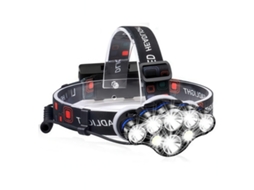 Lanterna de Cabeça Led/ Farol de Cabeça, Recarregável BRILVIBERA