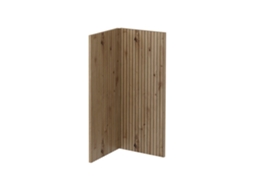 Frente de Cozinha R line VICCO (59.2x71.3cm) para Móvel Baixo de Canto, Carvalho Artesanal
