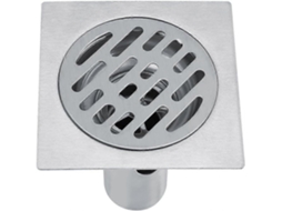 Ralo De Piso Quadrado Para Chuveiro, Em Aço Inoxidável 304, 4 Polegadas, Com Proteção Anti-odor, Com Filtro