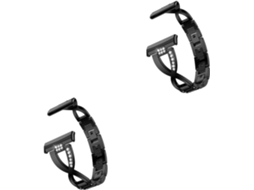 Pulseira De Aço Para Relógio Inteligente Masculino (2 Peças) Em Tons Terrosos. Placa De Componentes.