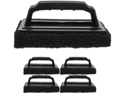 Conjunto De 5 Escovas De Polipropileno Para Churrasco Com Cabos