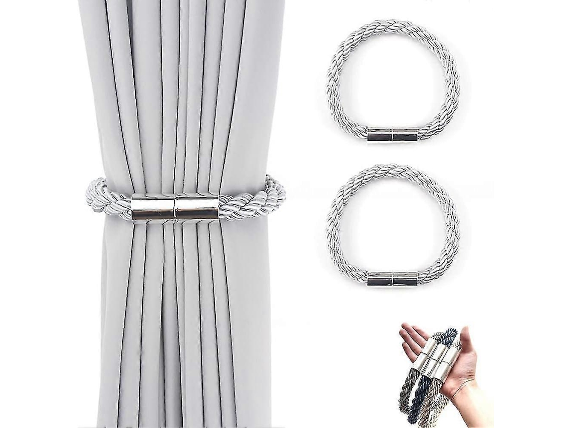 Conjunto De 2 Cordões Magnéticos Para Cortina, Fivela Magnética Para Cortina, Fivela Magnética Para Cortina, Cortina Magnética Aquaforge