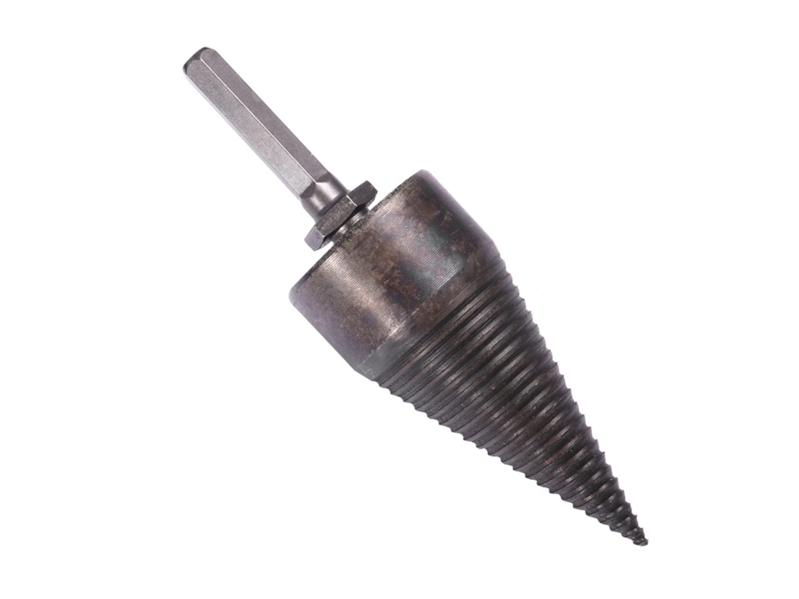 Broca Hexagonal Para Madeira De 42 Mm Em Aço Preto, Resistente A Rachaduras.