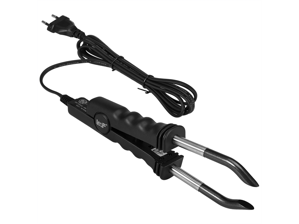 Máquina Conector Extensión Pelo Herramienta Hierro Fusión Peluquería Herramientas Conector Peluca Estilista Pelo Negro