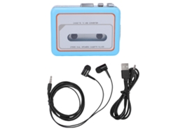 Conversor Cassette para Mp3 LAXISCREED Usb Azul