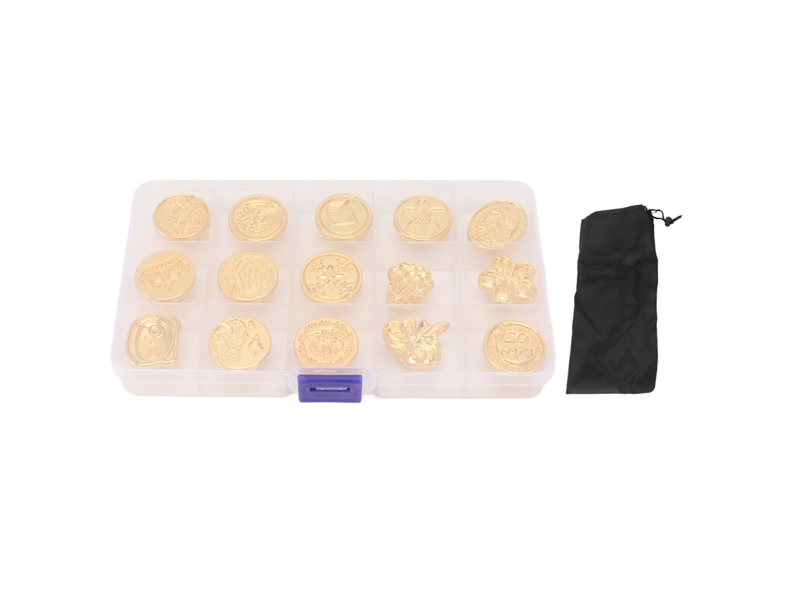 Kit De 15 Selos Em Cera Laxiscreed Para Decoração E Artes Criativas