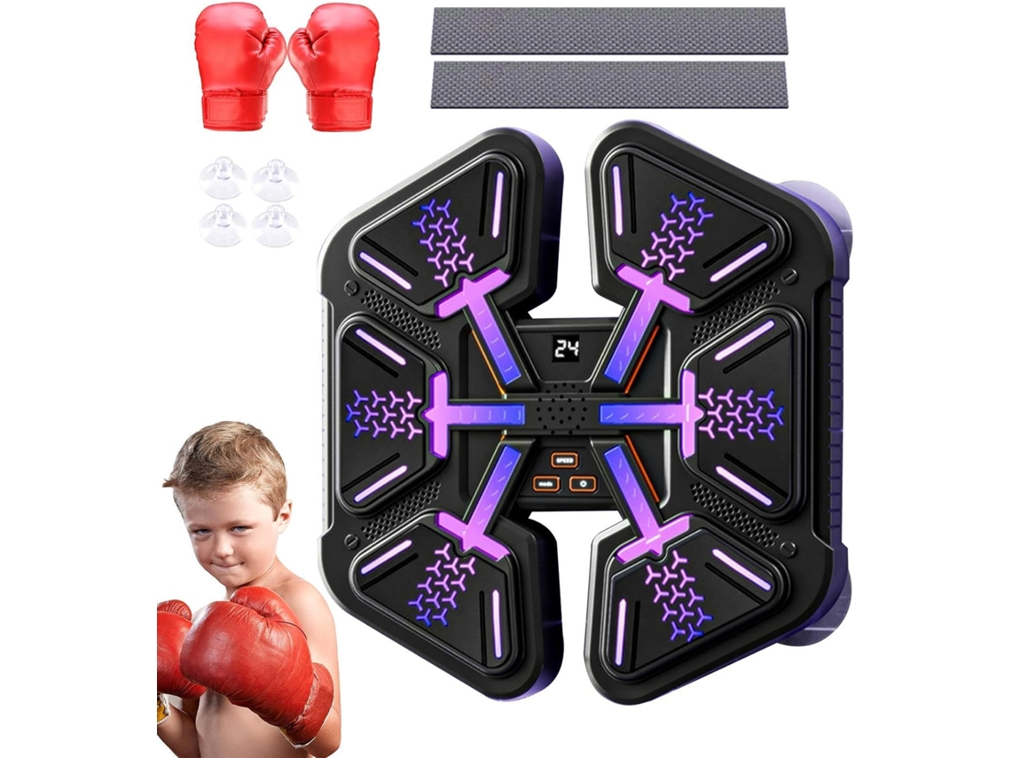 Machine De Boxe Avec Musique: Appareil D'exercice Intelligent Fixé Au Mur