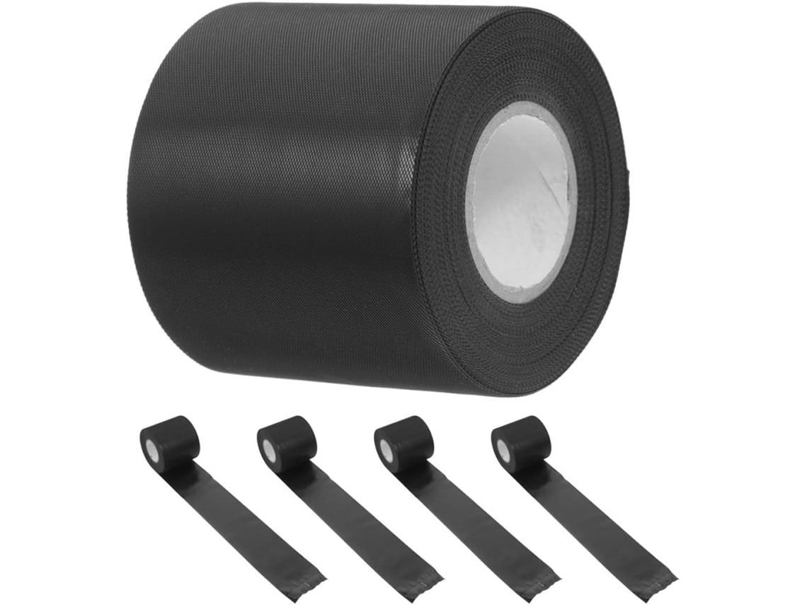 5 Rolos De Fita Adesiva Isolante Para Tubos De Ar Condicionado, Pvc Preto, À Prova D'água E