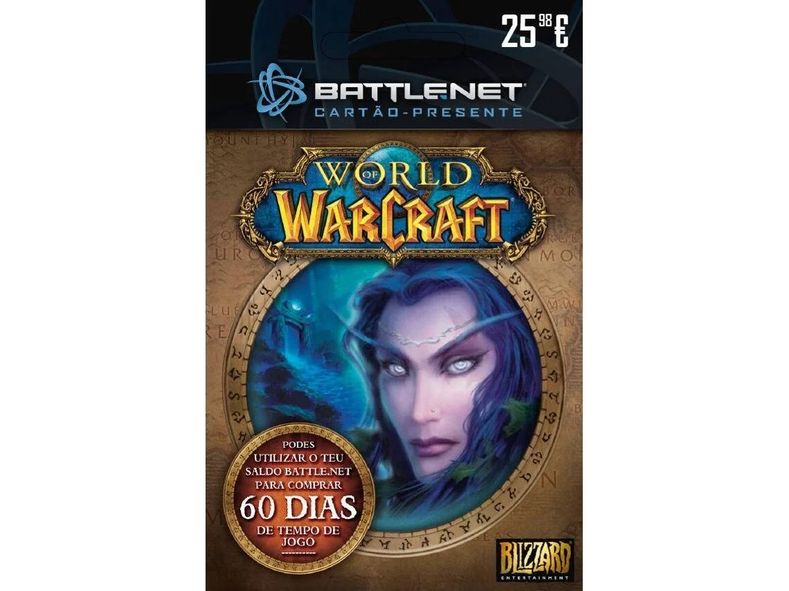 Cartão Blizzard 60 Dias De Tempo De Jogo - 25.98 Euros