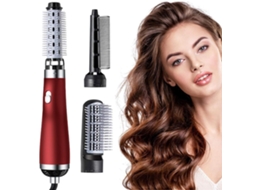 2026 secador de Pelo Cepillo 3 em 1 750w Secador Portátil Volumizador Cepillo de Ar Quente Pente Chapinha Rizo com 3 Cabeçotes