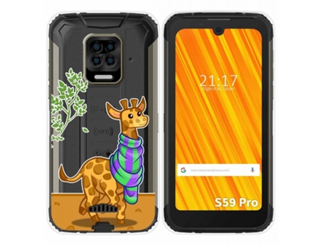 Capa Doogee S59 Pro TUMUNDOSMARTPHONE Desenhos Transparente Multicor