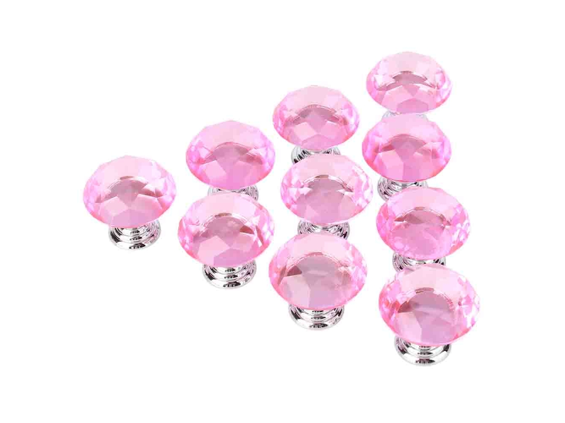 Crystal Puxers (especificação de 30 mm, pacote com 10 unidades)