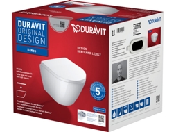 Conjunto de Wc Suspenso DURAVIT D-Neo com Wc Suspenso Compacto Fixação Oculta Incl. Assento de Wc Amovível 45880900A1