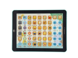 Walshlxq tableta Infantil Abs para Crianças Aprender Letras Palavras Números Brinquedo Educativo Eletrônico Verde