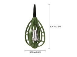 Acessórios de Pesca Sinker Feeder Isca Cage Lure Case