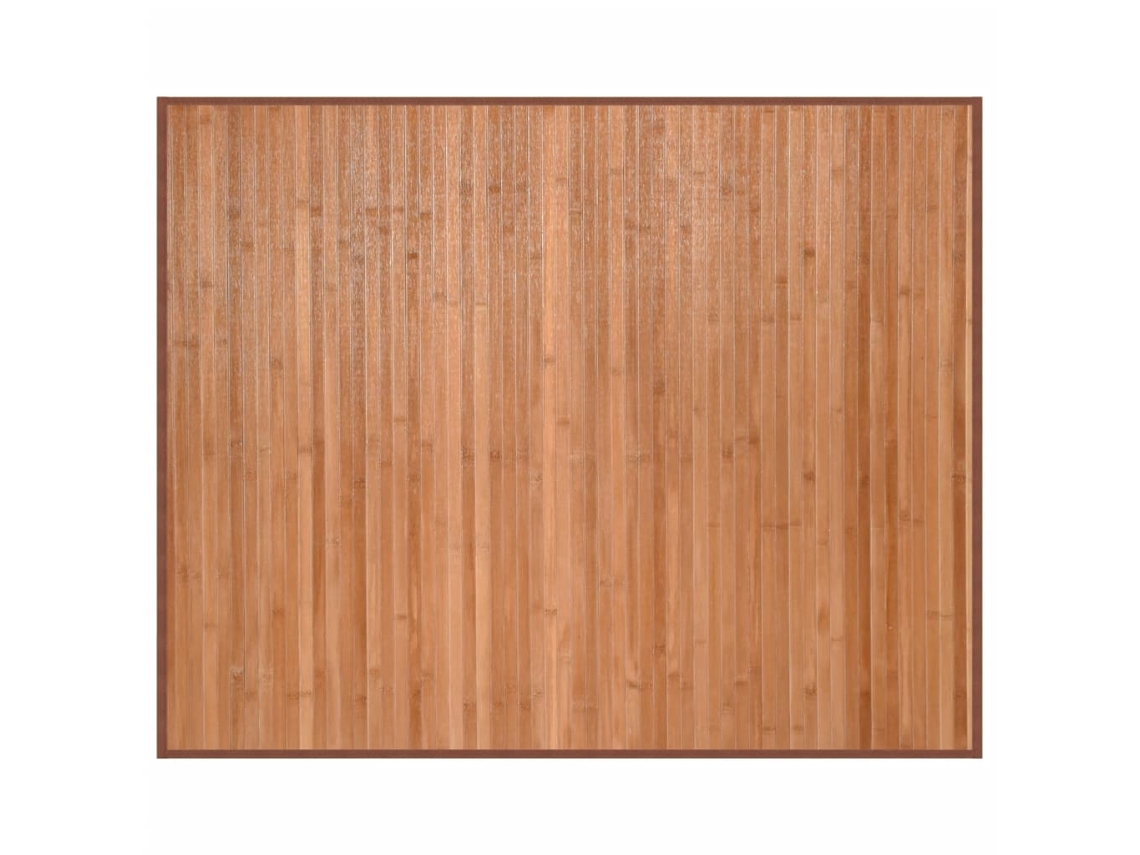 Tapete VIDAXL Marrom Bambu (100x80 cm)
