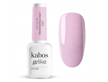 Verniz Híbrido Uv Led Kabos Gelike 028 Lilás Brilhante 8 Ml