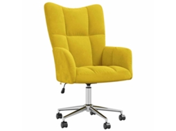 Relaxing Chair, Relaxing Chairs Vidaxl Amarelo Veludo