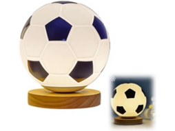 Luminária noturna de futebol, lâmpada de futebol com 3 modos de iluminação.