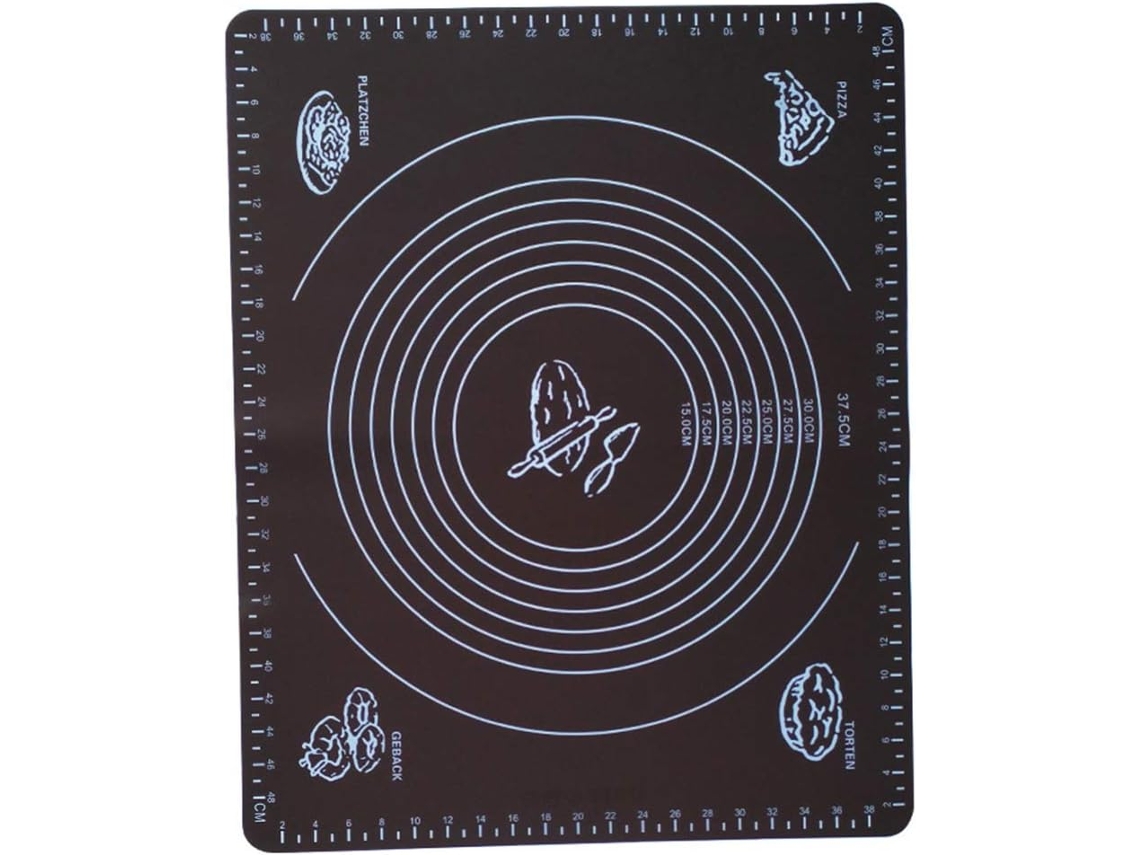 Tapete De Silicone Para Assar, 50x40cm, Conjunto Com 2 Unidades